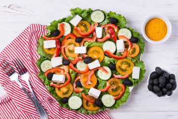 Traditional greek salad