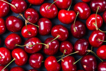 Fresh sweet cherries