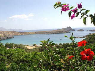 Island of Lindos, Mediterranean