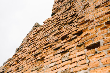 Old grunge brick wall background