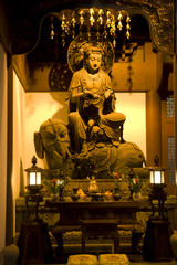 Statue of buddah in Temple of Soul's Retreat