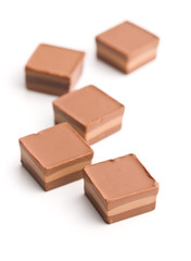 Sweet nougat pralines.