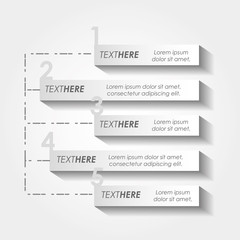 abstract infographics with numbers sketches vector illustration