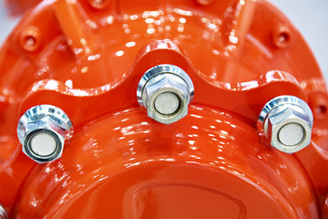 Part of rear axle for backhoe loaders