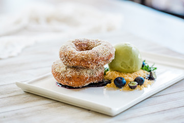 Blueberry Donuts