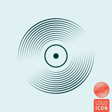 Vinyl record icon