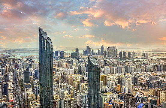 View Of Abu Dhabi City, United Arab Emirates