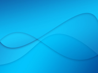 Beautiful Soft Abstract Blue Wavy Background 
