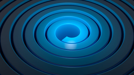abstract 3d spiral background