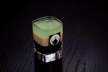 Delicious absinthe cocktail