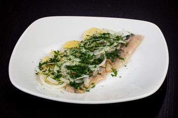 Tasty Norwegian herring