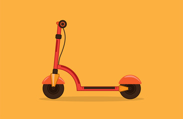 Electric Scooter. Vector illustration © Yeroma