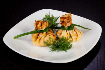 Delicious pancake bag