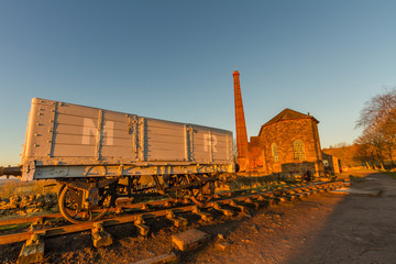 Middleton Top Engine House in early morning light