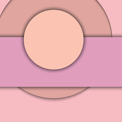 Frames for photocollage in a modern style. Geometric vector background for images