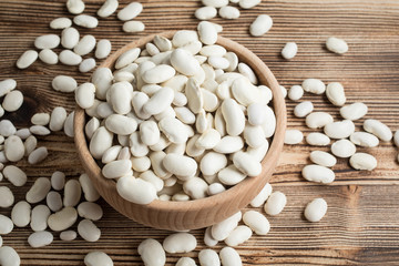 Dried white bean.