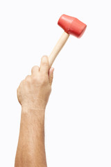 hands up with repair tools