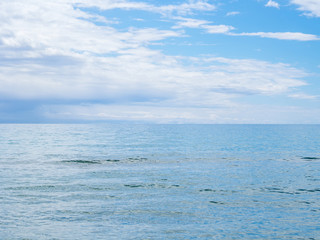 Image of the sea and a spectacular sky