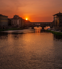 Sunset at Pontevecchio