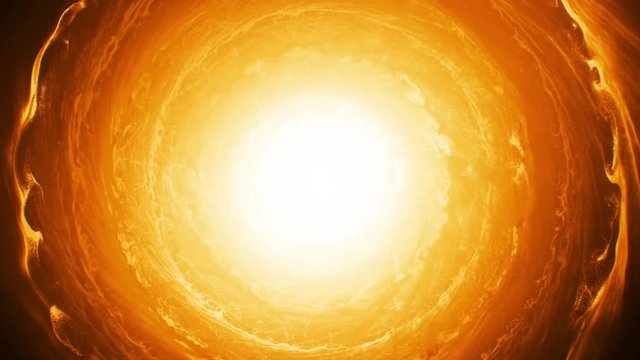 The core of the sun as abstracted motion background