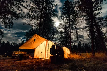 Foto op Canvas Elk Camp © Jason