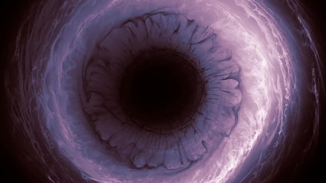 Microscopic view of a biological object as abstracted motion background