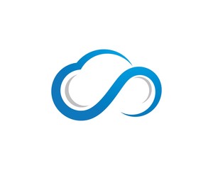 cloud logo template