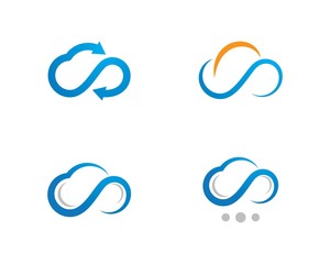 cloud logo template