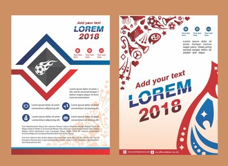 cover, brochure, layout, poster for sport event