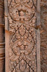 Banteay Srei angkor cambodia ancient sculpture relief