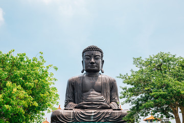 Buddha Statue at Bagua Mountain Baguashan in Changhua, Taiwan