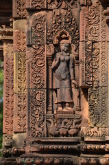 Banteay Srei angkor cambodia ancient sculpture relief