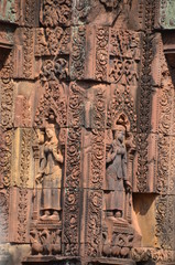 Banteay Srei angkor cambodia ancient sculpture relief