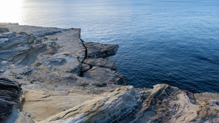 Rocky Australian coast line