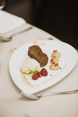 Main dish during an event or wedding