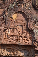 Banteay Srei angkor cambodia ancient sculpture relief