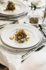 Main dish during an event or wedding