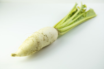 Radish is boiled with a popular vegetable soup with sweet taste, good for the body and health