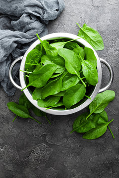 Spinach. Fresh spinach leaves