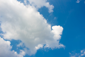 Blue sky with clouds