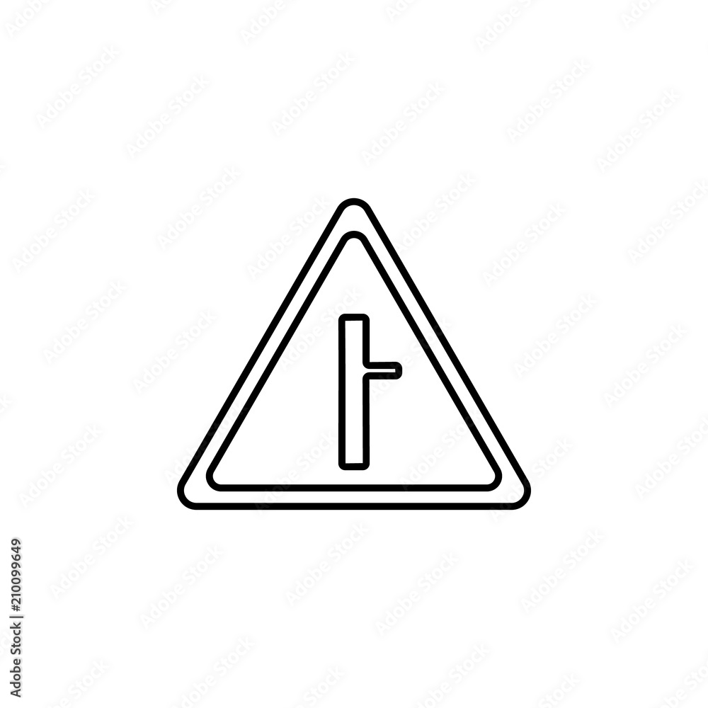 Poster sign trolls icon. element of traffic signs icon for mobile concept and web apps. thin line sign trol