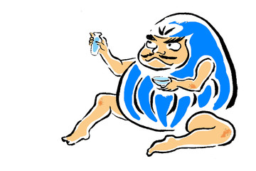 青い達磨・仙台達磨