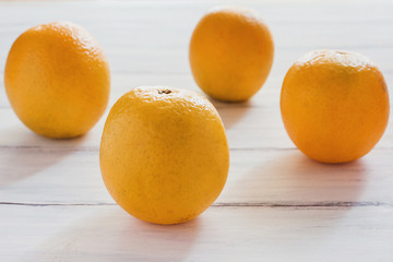 oranges fruit in white background