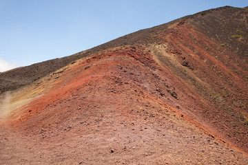 Rainbow red rocks hike through Haleakala Volcano National Park