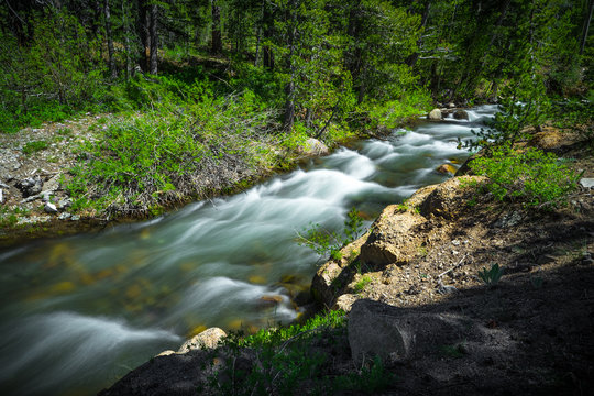 Smooth Flowing Sierra Mountain Creek