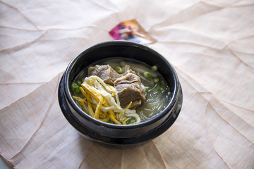 Korean Beef Short Rib Soup, Galbitang