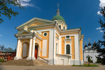 Fototapeta na wymiar View of the Cathedral of the beheading of John the Baptist. Zaraysk, Moscow region. Zaraisk Kremlin