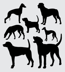 bark dog animal silhouette