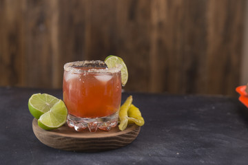 Cocktail red refreshment