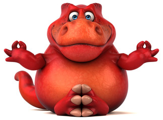 Fun dinosaur - 3D Illustration © Julien Tromeur